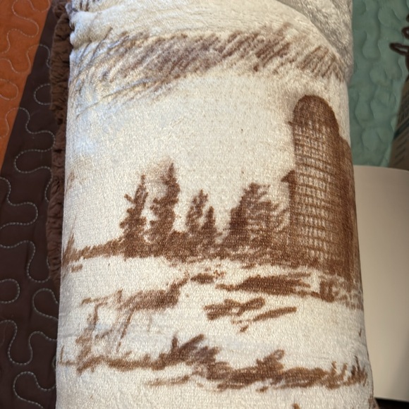 Fleece Sherpa Throw - Picture 5 of 5